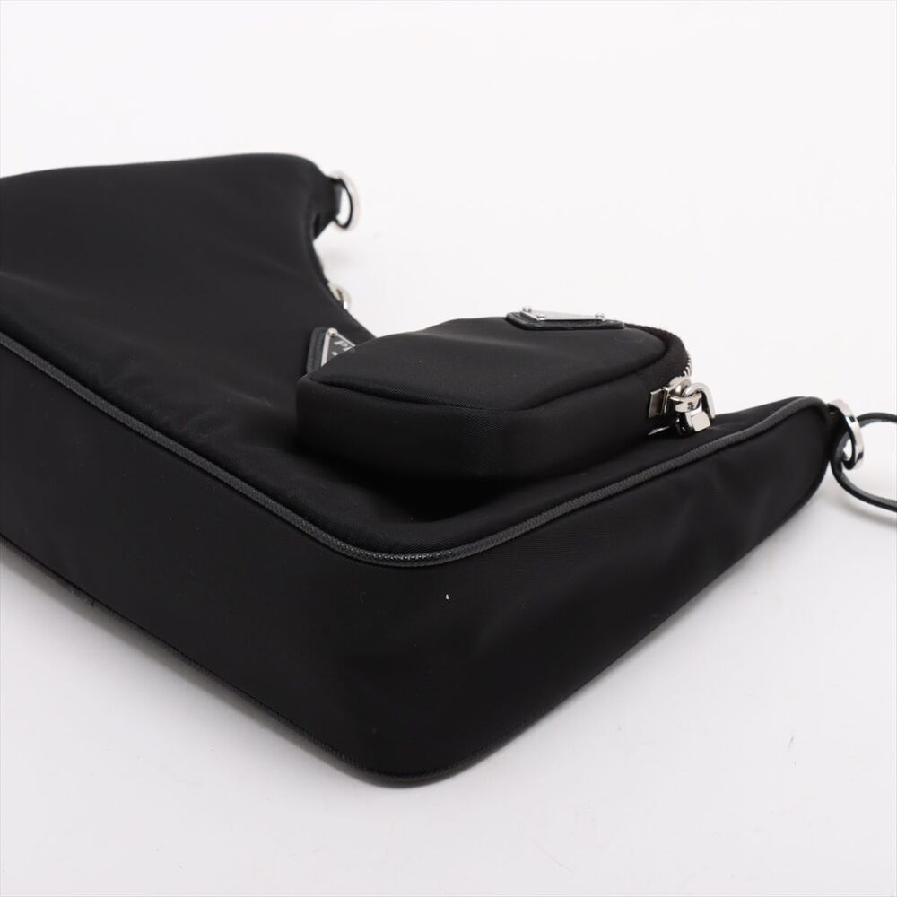Prada Nylon Shoulder Black Bag Tessuto - Picture 3 of 8